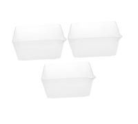 Veemoon 3 pièces Plateau de Pesée Transparent Plastique pour Balance Électronique de Cuisine Accessoire Léger Facile à Nettoyer et Maniable Lot pour Pesée Précise et Préparation Culinaire
