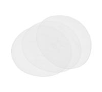 Veemoon 3 Pièces Plateaux Réutilisables en Silicone pour Masques Faciaux de Boue et Algues, Matériau Silicone Blanc, pour Salon Professionnel ou DIY Masque Visage