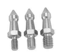 Veemoon 3 pièces Pointe de Remplacement Acier Inoxydable pour Trépied Lot de Accessoires Antidérapants pour Fixation Alpenstock et Trépied Compatible avec Gitzo et Modèles