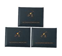 Veemoon 3 pièces Protège Cartes Double Compartiment Étanche Lot de Housse de Protection pour Cartes Identité Crédit et à Usure pour Usage Professionnel et