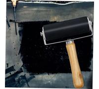 Veemoon 3 pièces Roller pour Impression Artistique Outil de Gravure Encreur Ergonomique Noir pour Tampon et Peinture
