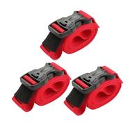 Veemoon 3 pièces Sangles Arrimage Nylon Robustes avec Boucle Rapide Ceintures Polyvalentes pour Bagages Cargo et Sports Outdoor Légères et Durables