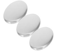 Veemoon 3 Pièces Savon Inoxydable Anti-odeur Barre de Nettoyage Main pour Cuisine et Salle de Bain Éliminateur Odeurs Ail Oignons Poisson Facile à Utiliser sous Eau Froide