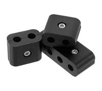 Veemoon 3 Pièces Set de Séparateurs de Fils pour Moteur de Voiture Clips Organisateurs Alliage Aluminium pour Gestion des Fils Automobiles Résistants Aux Vibrations et Faciles à Installer