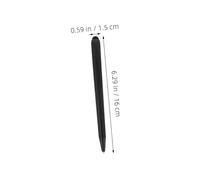 Veemoon 3 Pièces Stylet Double Pointe pour et Smartphones Embouts Caoutchouc Souple Ergonomique Polyvalent pour Éducation et Présentations