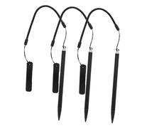 Veemoon 3 Pièces Stylet Résistif avec Corde de Rappel et Clip Stylo Tactile pour Écrans Tactiles pour Dessin Prise de Notes et Utilisation sur et Smartphones
