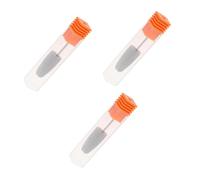Veemoon 3 Pièces Tête de Meulage Ongles Silicone pour Manucure Électrique Petite Pointue pour Retirer Cuticules et Peau Morte Accessoires Nail Art Doux pour Ongles et Orteils