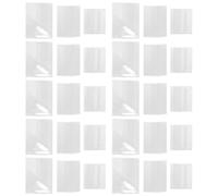 Veemoon 30 couvertures transparentes pour cahiers d'exercices, | Couverture de protection transparente A4/15'' x 10''/12,4'' x 8,5'' pour agenda scolaire,