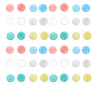 Veemoon 30 Mini Vides en Plastique Multicolores Boules de Tirage au Sort Réutilisables pour Distributeurs de Bonbons, Jeux de Tombola et Activités Festives