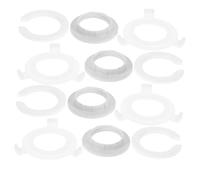 Veemoon 30 Pièces Anneaux Adaptateurs pour Abat-jour à Convertisseurs à Clip Accessoires de Fixation Lumineuse Kit Complet de Bagues pour Abat-jour