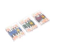 Veemoon 30 Pièces Applicateurs Éponges pour Fard à Paupières Double Embout Outils Maquillage Yeux Pratiques et Kit Compact pour Usage Professionnel et Couleur Aléatoire