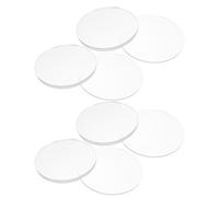 Veemoon 30 Pièces Cache-lumière en Acrylique Transparent pour Projecteurs Mr16 Gu10, Lentille Plate Ronde de 7,6 Cm, Haute Transmission Lumineuse, pour Éclairage Paysager et