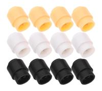 Veemoon 30 Pièces Capuchon de Sélecteur de Guitare Électrique Bouton de Bascule Guitare Plastique Rond 1cm Blanc Noir Jaune et Ampli Basse