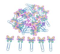 Veemoon 30 Pièces Clips de document faire Book Marks Bulk Bookmarks de dessins animés trombone marque-pages pour femmes papeterie étudiante