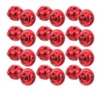 Veemoon 30 Pièces Clochette Rouge de Noël pour Collier de Chat, Lot | Métal, Design Festif à Clipser, Usage Extérieur et Promenade, pour Maîtres et Chiens