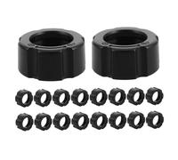 Veemoon 30 Pièces Ecrous de Voiture Bille Fixe Adaptateur Support pour Support Téléphone Noir
