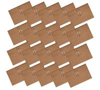 Veemoon 30 pièces Enveloppes Vintage Papier Kraft pour Invitations Lettres Cartes Décoratives Style Simple