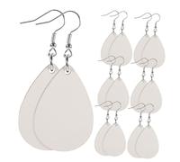 Veemoon 30 Pièces Lot de Pendentifs Boucles Doreilles Sublimation Double Face et Fer pour Création Bijoux DIY Accessoires et Durables pour Femmes