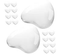 Veemoon 30 pièces Présentoir Vernis Ongles Verre Transparent Perles Affichage pour Nail Art Palette Pratique pour Salons et Débutants Outil Professionnel pour de Vernis