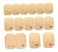 Veemoon 30 pièces Protège Papier Kraft Couvertures Robustes pour Manuels Scolaires Fournitures Scolaires pour Élèves Variées Grand Moyen Petit Total