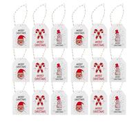 Veemoon 300 Étiquettes de Noël en Papier à Suspendre Décorations Festives avec Père Noël Bonhomme de Neige et Canne en Sucre Étiquettes Présents DIY pour Emballage de Fête 300 Pièces