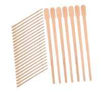 Veemoon 300 pièces Bâtonnets Bois pour Épilation Sticks Applicateurs Cire pour Sourcils et Nez Usage Unique Stockage Pratique Sachet Wtbt Multi-usages pour Modelage et Épilation Visage