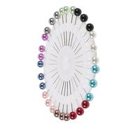 Veemoon 30Pièces Épingles à Écharpe Perles Accessoires Élégants pour Hijabs et Écharpes Broches Simples et Modernes pour Femmes Musulmanes