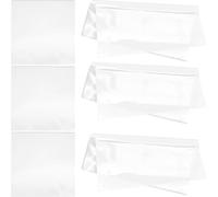 Veemoon 30pièces Pochettes Extérieures Transparentes pour Disques Vinyle Autocollantes Protection Antipoussière Album Cover Vinyl Storage Sleeve