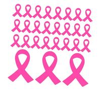 Veemoon 320 Pièces Autocollants décoratifs promotionnels bouteille lumineuse sensibilisation cancer ruban stickers autocollants de lettre papier rose