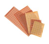 Veemoon 32pièces Lot de Cartes PCB Simples Face Plaque Perforée pour Expériences Électroniques Platine Expérimentation Soudable pour Projets DIY