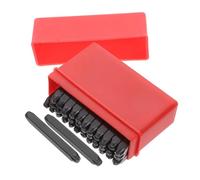 Veemoon 36 Pièces Kit de Poinçons Métalliques Lettres Chiffres et pour Gravure sur Plastique et Cuir Outil de Création Artistique pour Projets Diy