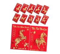 Veemoon 360 Pièces Envelopes For Lunar Year Year Of The Horse Vietnamese Text Chinese Packets Lucky Money Pockets For Family And Festive Gatherings