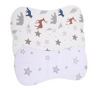 Veemoon 3pièces Bavoirs Pour Garçon Fille Coton Absorbants Lavables Pour Bébés Filles Et Garçons Bavoirs Épaule