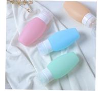 Veemoon 3pièces Flacon De Voyage Rechargeable Lot Pour Shampoing Lotion Cosmétiques Récipient De Voyage Contenant Toilette Portable