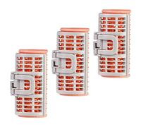 Veemoon 3pièces Lot Cheveux Auto-agrippants Bigoudis pour Coiffure sans Chaleur Outils de Frange Femme