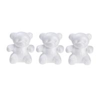 Veemoon 3pièces Lot de Moules DIY Ours Réalistes Et Pratiques pour Décorations De Fête Et Blanc