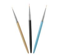 Veemoon 3pièces Lot de Stylos pour Nail Art Manucure et Peinture Outils de Dessin pour Ongles DIY et Accessoires de Salon