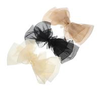 Veemoon 3pièces Pince à Cheveux Noeud Style Français Pinces à Cheveux Ressort Accessoires Filles Maintient Sans Tirer