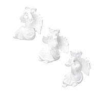 Veemoon 3pièces Statuette Ange Décoratif pour Bureau Ornement Ange Jolie Décoration Intérieur Objet Artisanal Accessoire Photo