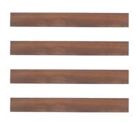 Veemoon 4 baguettes en bois de pin, 15,75 x 1,57 x 1,18 po, planches de | Planches de finition rectangulaires en bois décoratif, morceaux de pin brut pour la fabrication de maquettes en bois.