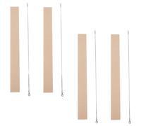 Veemoon 4 Éléments Chauffants pour Machine à Souder 200 MM Bandes Chauffantes et Fil Chauffant de Rechange pour Soudeuse Kit de Réparation Tissu Haute Température pour Thermoscellage