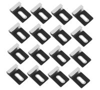 Veemoon 4 Ensemble Lot de Clips Miroir Inox Robustes pour Fixation Murale Support Verre Lourd Montage Rapide et Protection Murale Usage Domestique et Commercial