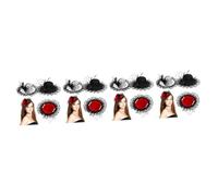 Veemoon 4 Ensembles Accessoires De Cheveux De Chapeau Dame Faire La Fête Adulte Coiffure Femme Pseudo Pour Fascinateur Des Femmes Chapeau De Banquet La Plume 3 Pièces * 4