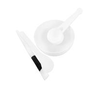 Veemoon 4 Ensembles Kit de Bols Mélangeurs pour Masque Facial Outils de Beauté Plastique pour Soins Peau Accessoires Diy pour Esthéticiennes Pratique et