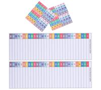 Veemoon 4 Feuilles D’Étiquettes Autocollantes Étanches pour Boîtes Électriques Résistantes à L’Abrasion Produits Chimiques Format Standard pour Usage Domestique et Professionnel