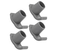 Veemoon 4 Patins Antidérapants pour Déambulateur Walker Embouts de Béquilles 1-1/8 Pouces Accessoires de Mobilité Robustes Gris Toboggans de Marcheur Glissent Kit 4 Pièces pour Aide