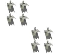Veemoon 4 Pcs Clips De Remplacement Pour Étagère De Réfrigérateur En Acier Inoxydable - Support Carré Pour Congélateur Et Refroidisseur - Accessoire Pratique Pour Organiser Votre