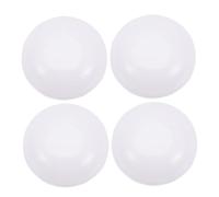 Veemoon 4 pièces Abat Jour LED Rond PVC Diffuseur Déclairage pour Plafonniers Encastrés Couverture de Lampe pour Couloirs Balcons et Halls Installation Facile et Résistante