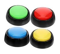 Veemoon 4 pièces Boutons de Communication pour Chien Résistants Interactif Éducatif pour Petits Chiens Pack de Démarrage pour Dressage et Interaction Canine Couleur Couleur Aléatoire