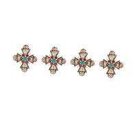 Veemoon 4 Pièces Broche Broche Mariage Seigneur Épingle Décorations Faire La Fête De Mariée Pour Émail Ancien Broche Vintage Broche Femme Délicate Pince à Linge Alliage De Zinc